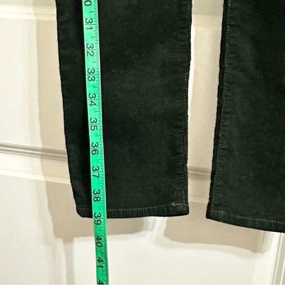 7 FOR ALL MANKIND‎ DARK FOREST GREEN CORDUROY SKINNY PANTS 30 - Picture 9 of 14
